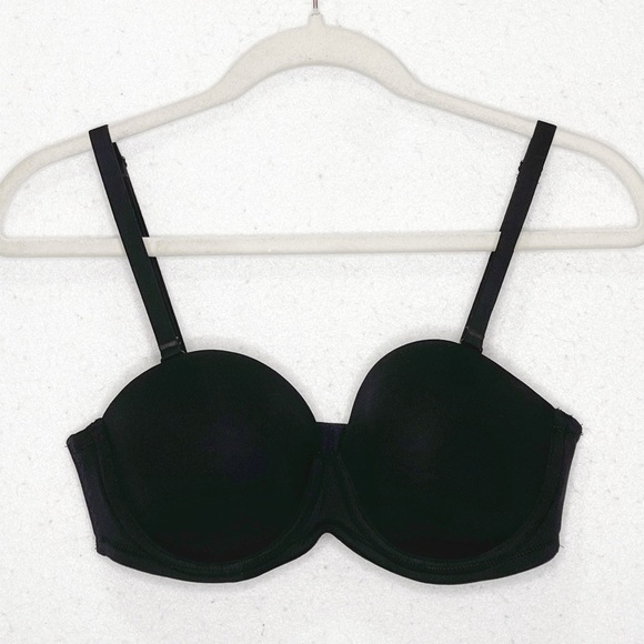 Wacoal Red Carpet Strapless Multi-way Convertible Underwire Bra 854119 Black 34C - Picture 5 of 11